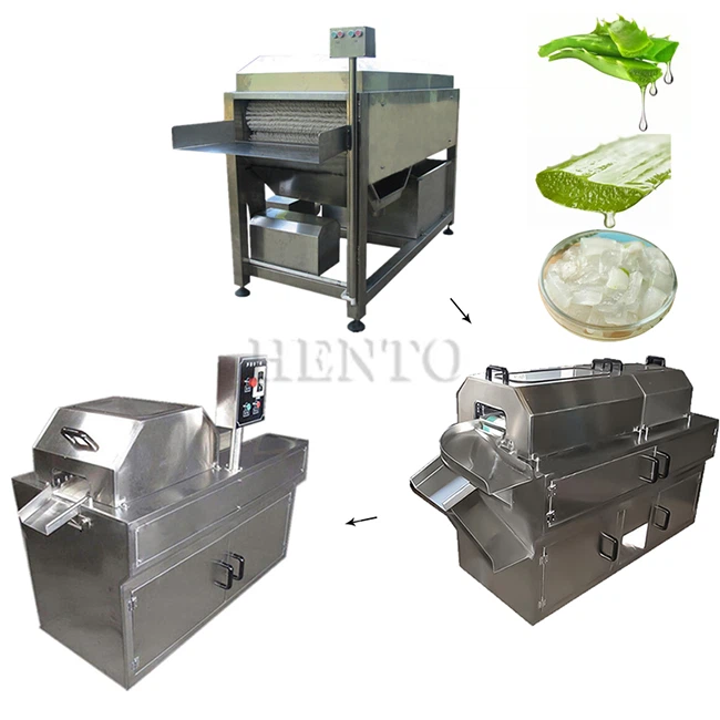 Linea di elaborazione dell'aloe vera