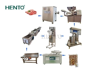 Linea di produzione di polpette di pesce